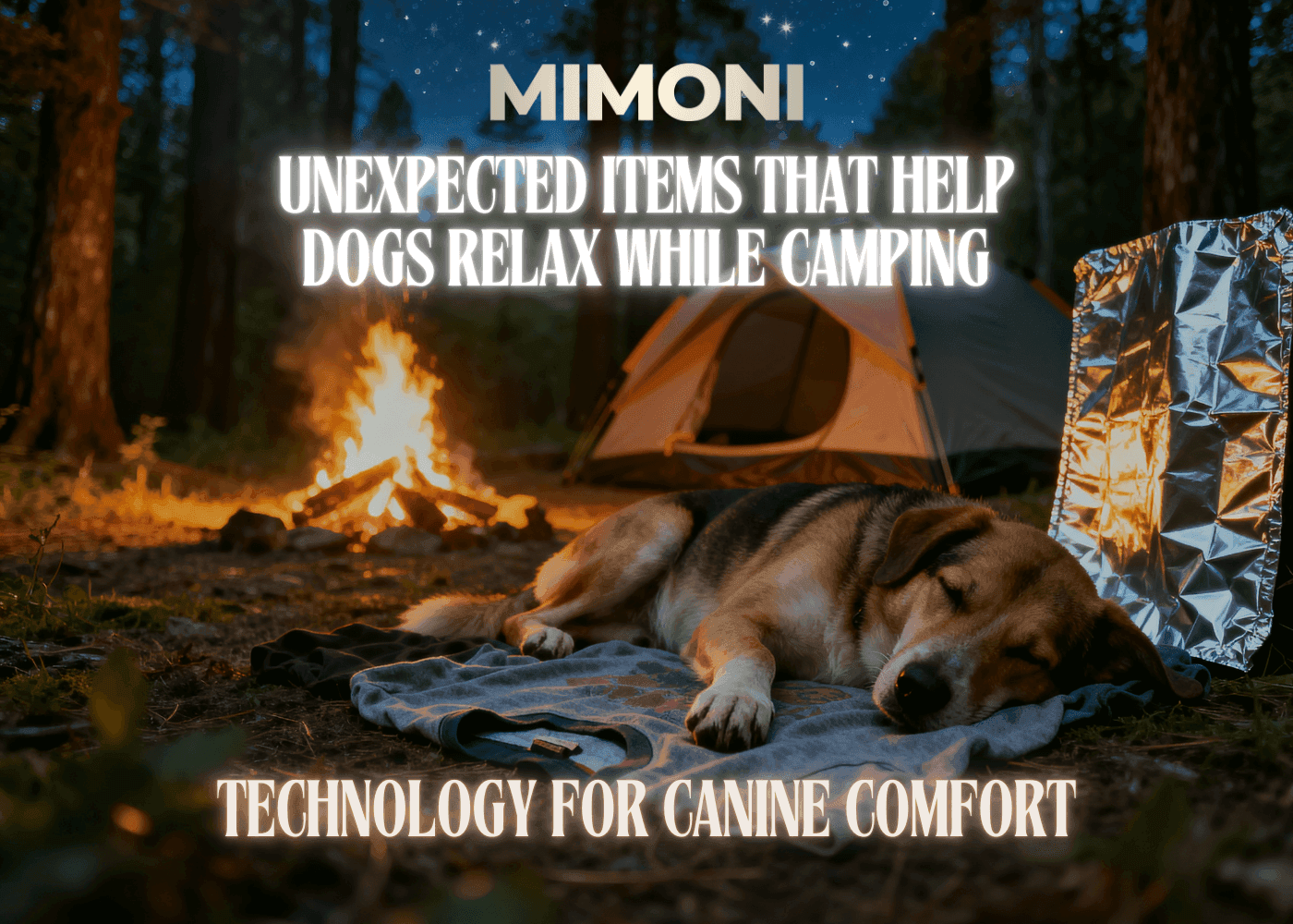 Unexpected Items That Help Dogs Relax While Camping