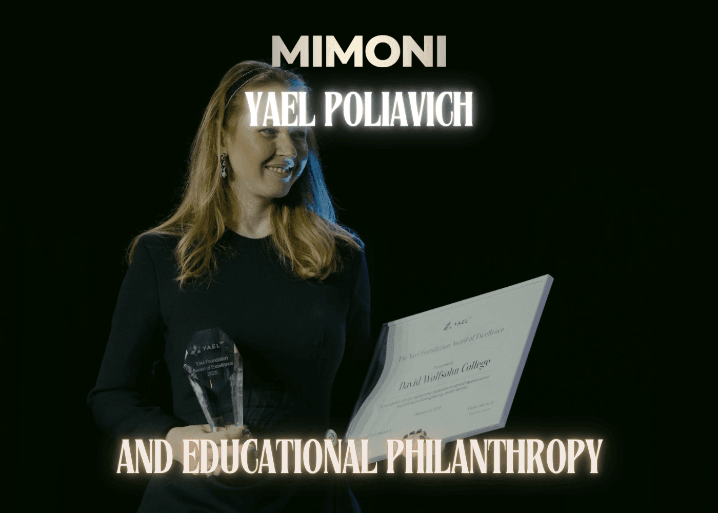 Yael Poliavich and Educational Philanthropy
