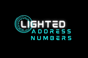 Lighted Address Numbers